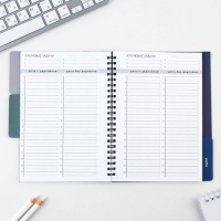 Планинг с разделителями &laquo;Пейзаж&raquo;, мягкая обложка, формат А5, 50 листов