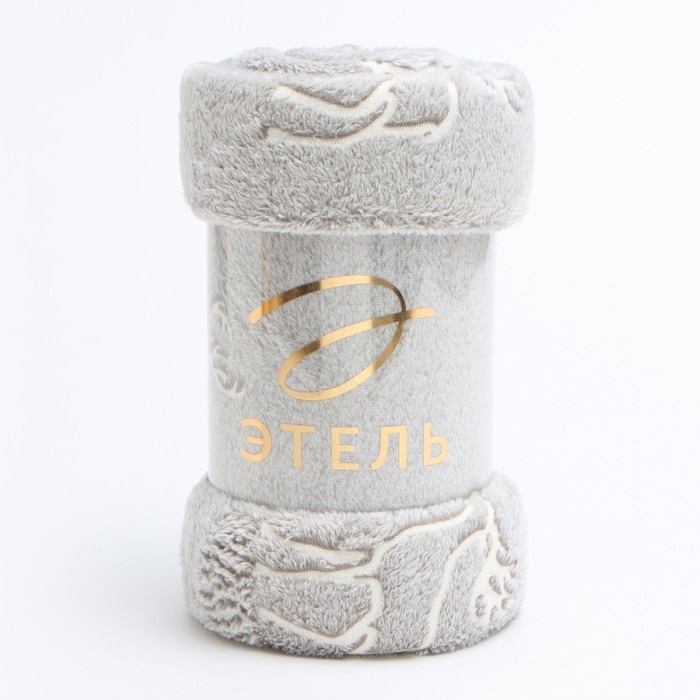 Плед светящийся в темноте Этель "Олени" 200*220 см,100% п/э, корал-флис 220 гр/м2