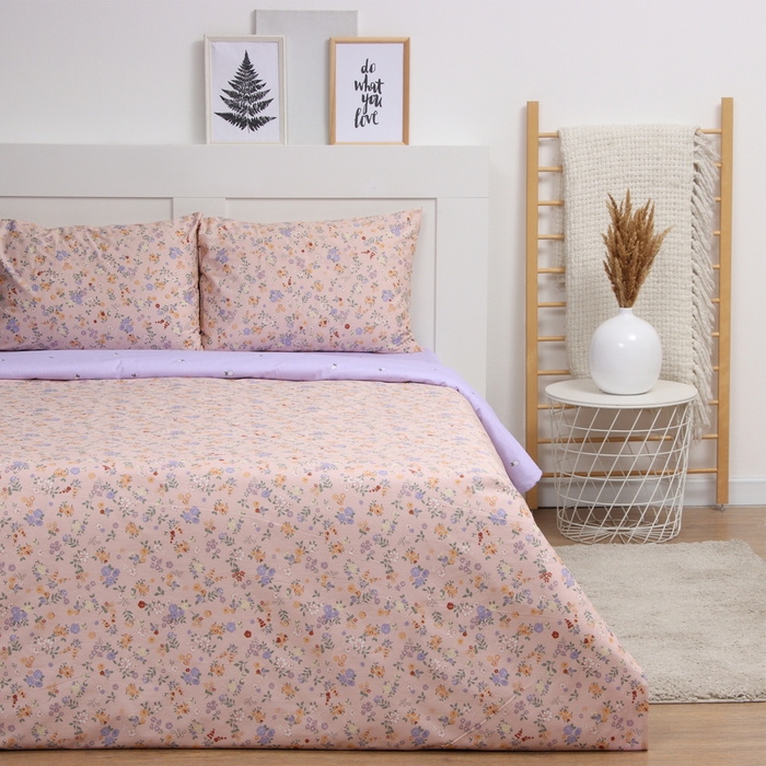 Постельное бельё LoveLife евро Summer mood 200х217см, 225х240см, 50х70см-2шт, хлопок, сатин, 125г/м&sup2;