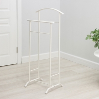 Вешалка костюмная &laquo;Стиль-3&raquo;, 47&times;34,8&times;108 см, цвет белый