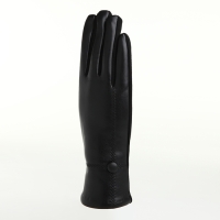 Перчатки женские, безразмерные, без утеплителя, цвет чёрный