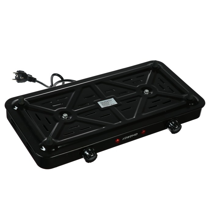 Плитка электрическая ENERGY EN-904B, 2000 Вт, 2 конфорки, чёрная Плитка электрическая ENERGY EN-904B, 2000 Вт, 2 конфорки, чёрная