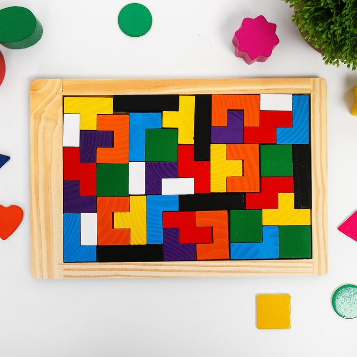 Головоломка&laquo;Зигзаг&raquo;, прямоугольная, 40 деталей, толщина деталей &mdash; 0,3 см