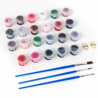 Картина по номерам на холсте с подрамником на новый год &laquo;Змея и цветы&raquo;, 30 х 40 см, символ года 2025, новогодний набор для творчества