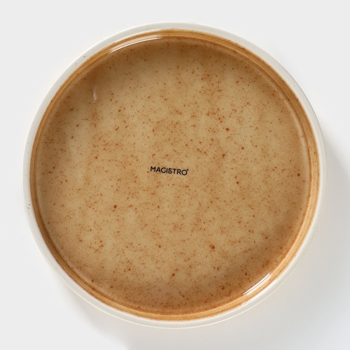 Блюдо сервировочное фарфоровое Magistro Stone, d=20 см Блюдо сервировочное фарфоровое Magistro Stone, d=20 см