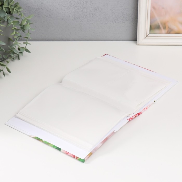 Фотоальбом 200 фото 10х15 см "Нежность роз" 26,5х17,5х5 см