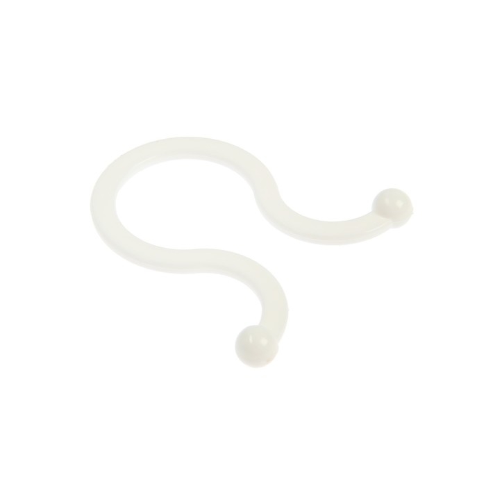 Зажим для проводов ТУНДРА, d=18 мм, цвет белый 20 шт.