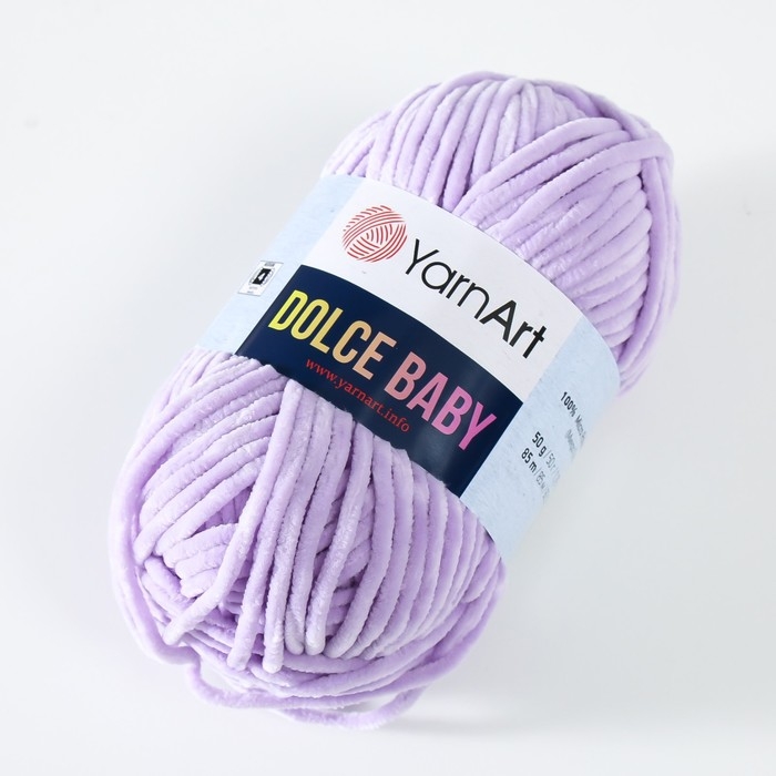 Пряжа Пряжа "Dolce Baby" 100% микрополиэстер 85м/50 гр (744 астра)