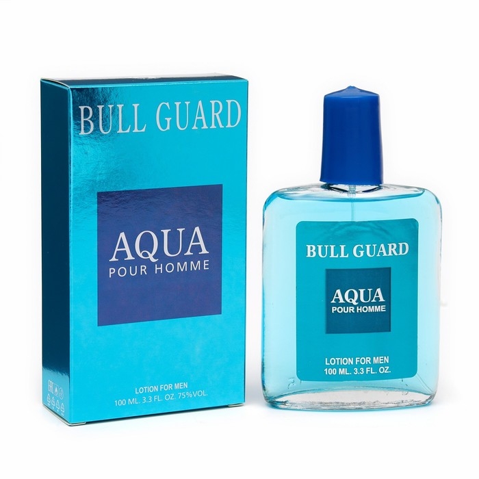 Лосьон одеколон после бритья Лосьон одеколон после бритья "Bull Guard Aqua", по мотивам Bulgari Aqua, 100 мл