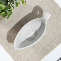 Соусник &laquo;Белый&raquo;, 100 мл, фарфор