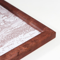 Фоторамка сосна с14 01/6 венге 30х40 см (пластиковый экран)