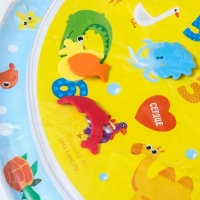 Акваковрик надувной развивающий водный коврик «Развивашки», 65x65 см, Крошка Я Акваковрик надувной развивающий водный коврик «Развивашки», 65x65 см, Крошка Я