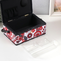 Шкатулка для рукоделия "Народный цветочный узор" 24х16х11 см Шкатулка для рукоделия "Народный цветочный узор" 24х16х11 см