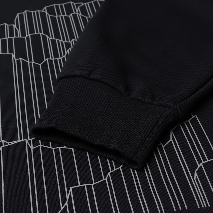 Свитшот мужской НАЧЁС, цвет чёрный, размер 52 Свитшот мужской НАЧЁС, цвет чёрный, размер 52