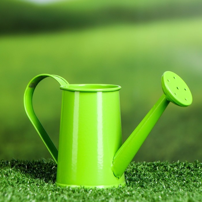 Кашпо Кашпо "Лейка" зеленое, 15х7х8см