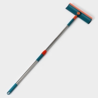 Щётка для окон Raccoon, телескопическая ручка 68(102) см, насадка из микрофибры 28×7 см, цвет МИКС Щётка для окон Raccoon, телескопическая ручка 68(102) см, насадка из микрофибры 28×7 см, цвет МИКС