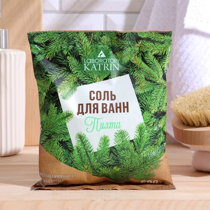 Соль для ванн в пакете Пихта 500 г Соль для ванн в пакете Пихта 500 г