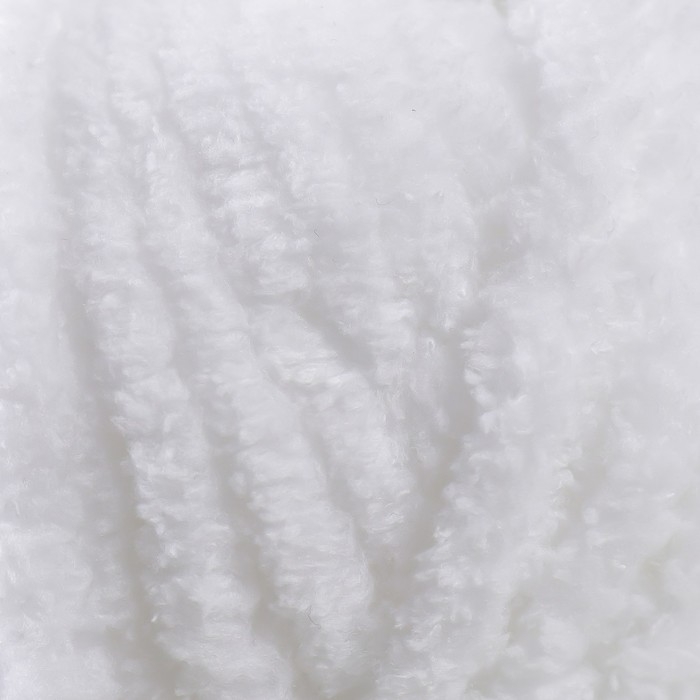 Пряжа "Softy mega" 100% микрополиэстер 70м/100гр (55 белый)