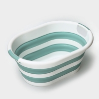 Таз складной &laquo;Флекс&raquo;, 25 л, 54&times;38.5&times;7 см, цвет морская волна