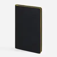 Ежедневник Trait, недатированный, черный с желтым Ежедневник Trait, недатированный, черный с желтым