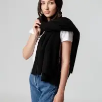 Плед-Палантин Territ, черный Плед-Палантин Territ, черный