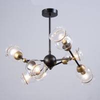 Основание для люстры лофт 6х60Вт Е14 черный Основание для люстры лофт 6х60Вт Е14 черный