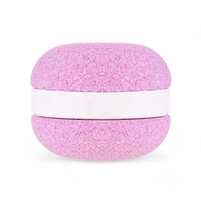 Бомбочка для ванны "Макарун" сиреневая, 50 г