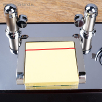 Набор настольный 4в1 с визитницей, черное дерево Набор настольный 4в1 с визитницей, черное дерево