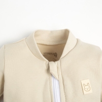 Комбинезон на молнии Крошка, Я BASIC LINE, рост 86-92 см, молочный