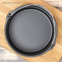 Котелок «Жаклин», 1,2 л, антипригарное покрытие, цвет чёрный Котелок «Жаклин», 1,2 л, антипригарное покрытие, цвет чёрный