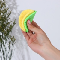 Спонжи для умывания, круглые, 2 шт, цвет МИКС Спонжи для умывания, круглые, 2 шт, цвет МИКС