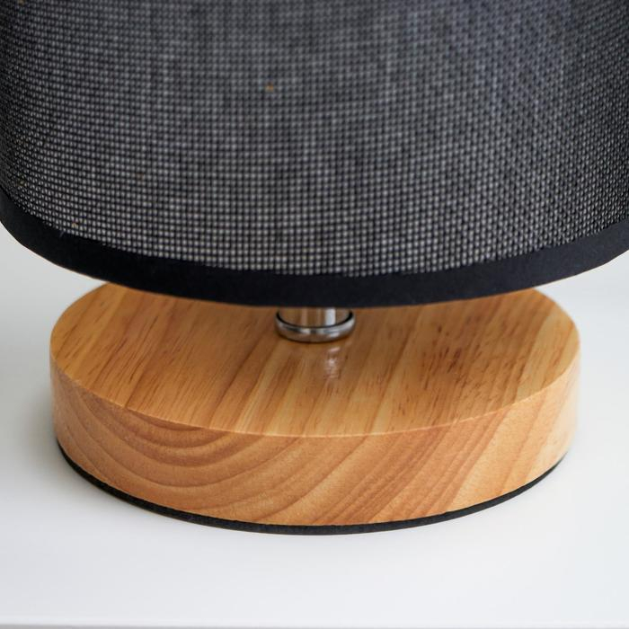 Лампа настольная 16494/1BK E27 40Вт черный 13,5х13,5х28 см RISALUX