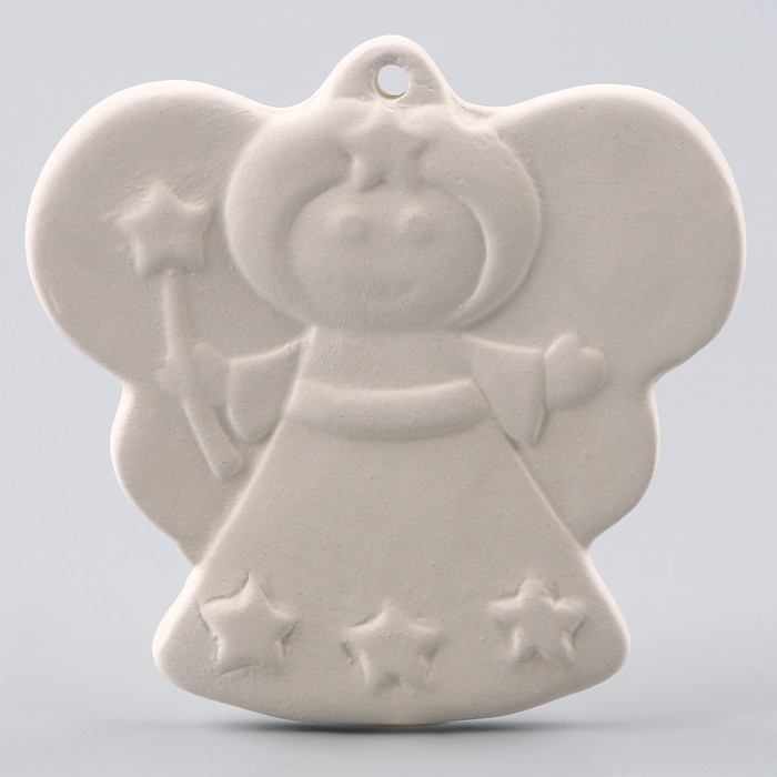 Новый год! Ёлочное украшение под раскраску &laquo;Ангелочек&raquo;, с подвесом