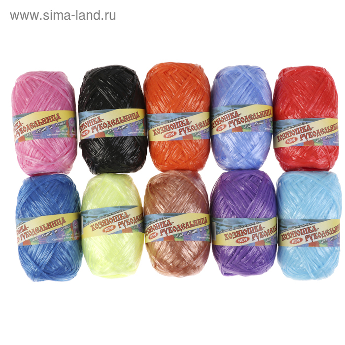 Пряжа Пряжа "Для души и душа" 100% полипропилен 180(±10)м/50гр набор 10 шт (калейдоскоп цветов)