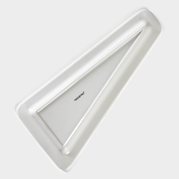 Блюдо фарфоровое для подачи Magistro Rodos, 33,4&times;15,8&times;2,5 см, цвет белый