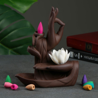 Подставка для благовоний "Листья лотоса" 20х16х15см Подставка для благовоний "Листья лотоса" 20х16х15см