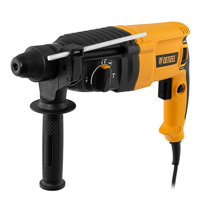 Перфоратор электрический DENZEL RHH-800-26 26607, SDS-plus, 800 Вт, 3 Дж, 4 режима Перфоратор электрический DENZEL RHH-800-26 26607, SDS-plus, 800 Вт, 3 Дж, 4 режима