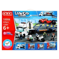 Конструктор Полиция &laquo;Автоугонщики&raquo;, 620 деталей