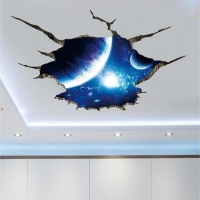 Наклейка 3Д интерьерная Космос 90*60см Наклейка 3Д интерьерная Космос 90*60см