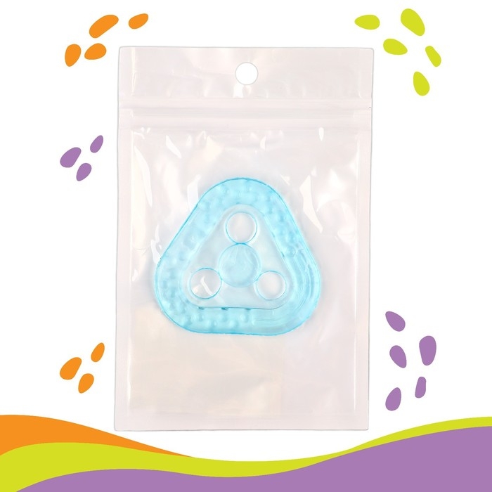 Прорезыватель силиконовый «Треугольник», цвет МИКС, Крошка Я Прорезыватель силиконовый «Треугольник», цвет МИКС, Крошка Я