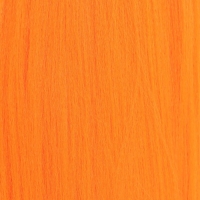 SIM-BRAIDS Канекалон однотонный, гофрированный, 65 см, 90 гр, цвет оранжевый(#Orange)