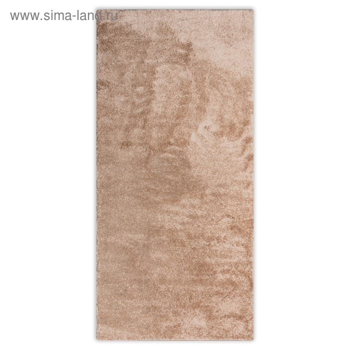 Ковёр Фризе &laquo;Шегги&raquo;, цвет светло-кофейный, 160х230 см