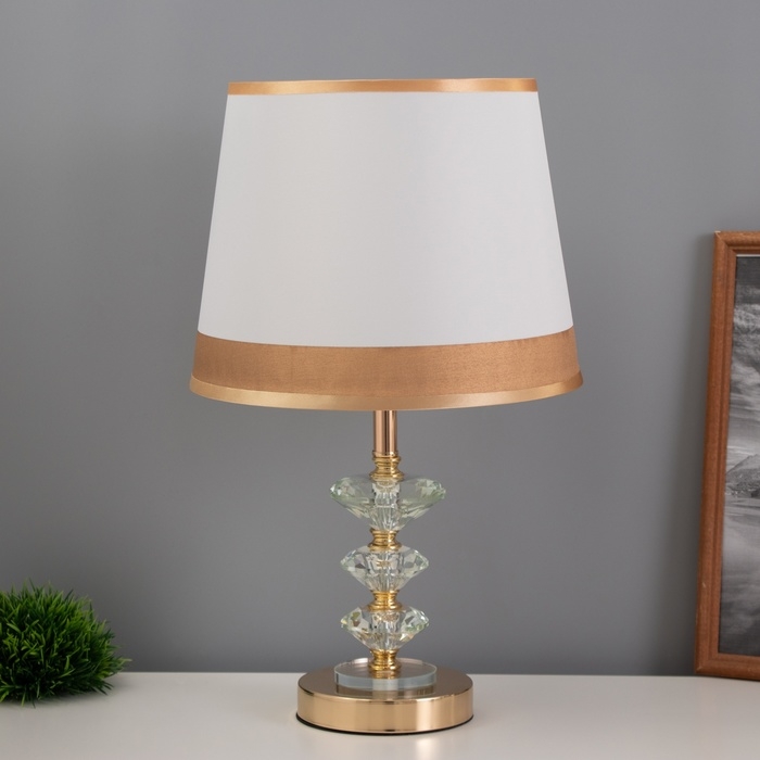 Настольная лампа Настольная лампа "Мелита" E27 40Вт золото 26х26х46 см RISALUX