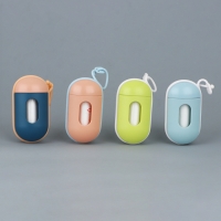 Контейнер с пакетами для уборки за собакой &laquo;На прогулке&raquo;, цвет голубой