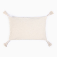 Наволочка декоративная &laquo;Этель&raquo; Бохо, 30х50 см, цвет молочный, 100% хлопок
