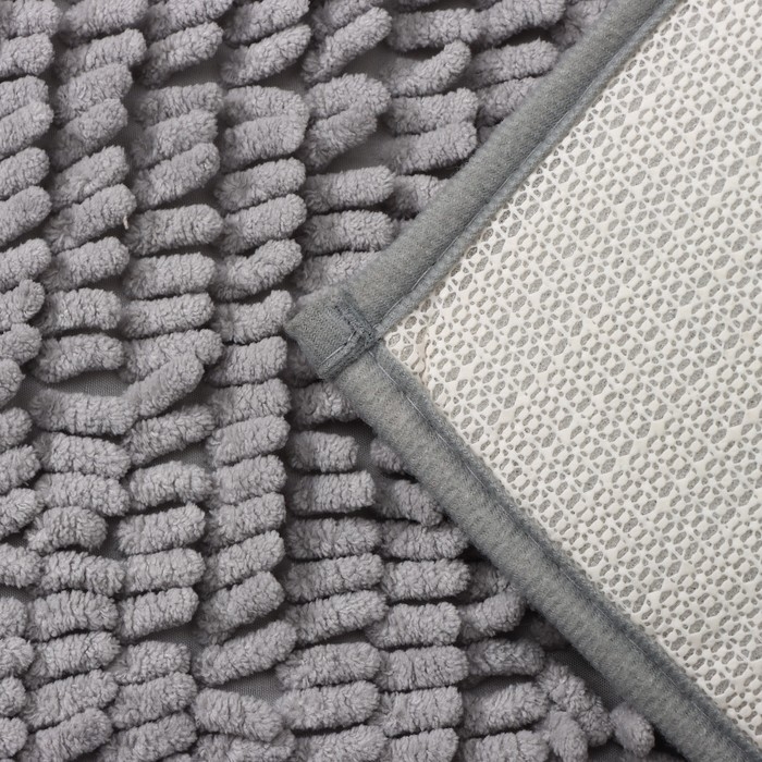 Коврик для дома Доляна «Букли длинные», 50×80 см, длина букли 2 см, цвет светло-серый Коврик для дома Доляна «Букли длинные», 50×80 см, длина букли 2 см, цвет светло-серый