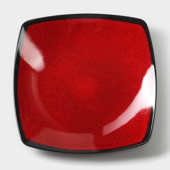 Блюдо сервировочное &laquo;Красный Восток&raquo;, 18,7&times;2,5 см, цвет чёрный