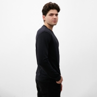 Лонгслив мужской MIST Men's casual размер 46, черный Лонгслив мужской MIST Men's casual размер 46, черный