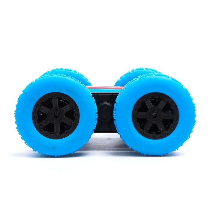 Машина - перевёртыш радиоуправляемая &laquo;Трюкач&raquo;, работает от аккумулятора, цвет синий