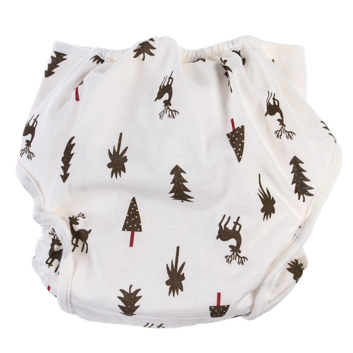 Трусики-подгузник, многоразовый, &laquo;Елочки&raquo;, размер L, Крошка Я